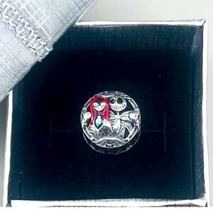 “The Nightmare Before Christmas” Charm Fits Pandora Silver S925 Jack & Sally New